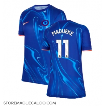 Chelsea Noni Madueke #11 Maglia Gara Casa Repliche 2024-25 Donna Maniche Corte